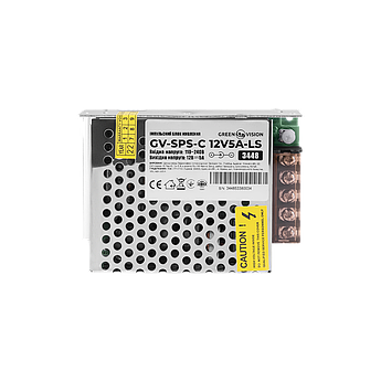 Імпульсний блок живлення GV-SPS-C 12V5A-LS (60W)