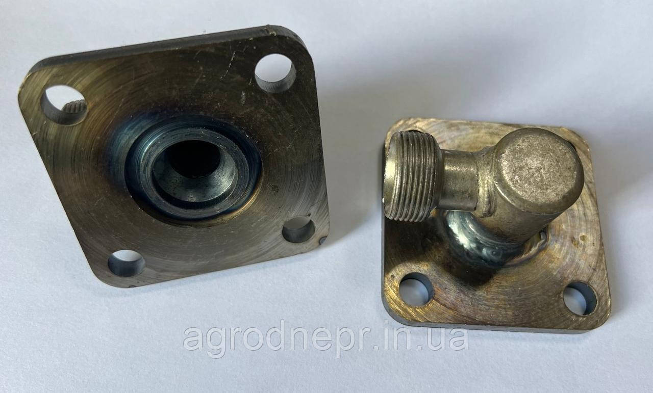 Фланець насоса НШ-50 , з різьбою М27*1,5 , кутовий <90 (стальний) НШ46-0505035В, фото 1