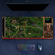 Великий килимок для миші Heroes of Might and Magic III 900x400x2 мм. Килимок для мишки Heroes III RESTEQ. Килимок для миші Герої