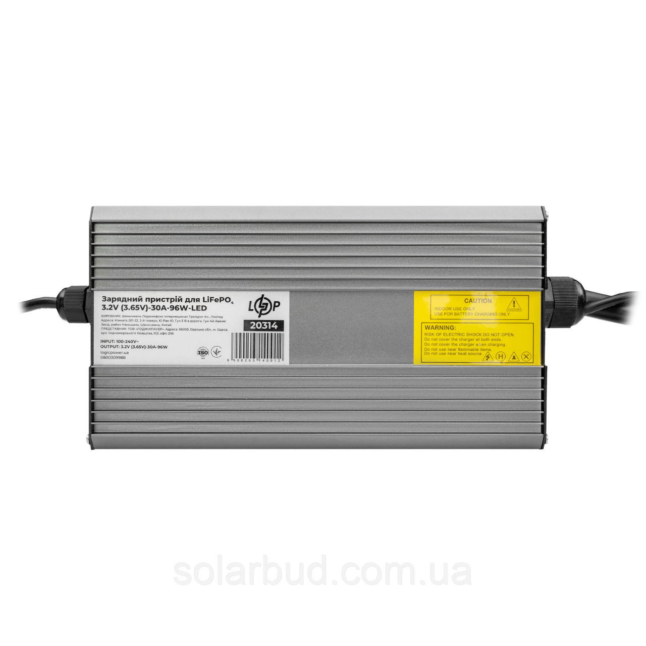 Зарядний пристрій для акумуляторів LiFePO4 3.2V (3.65V)-30A-96W-LED, фото 1