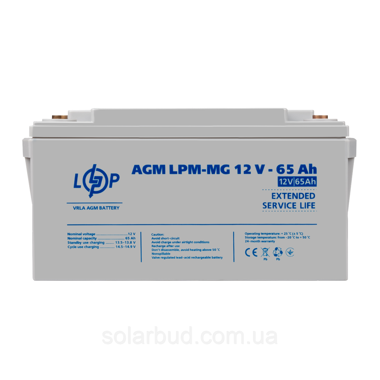 Акумулятор мультигелевий LPM-MG 12V - 65 Ah, фото 1