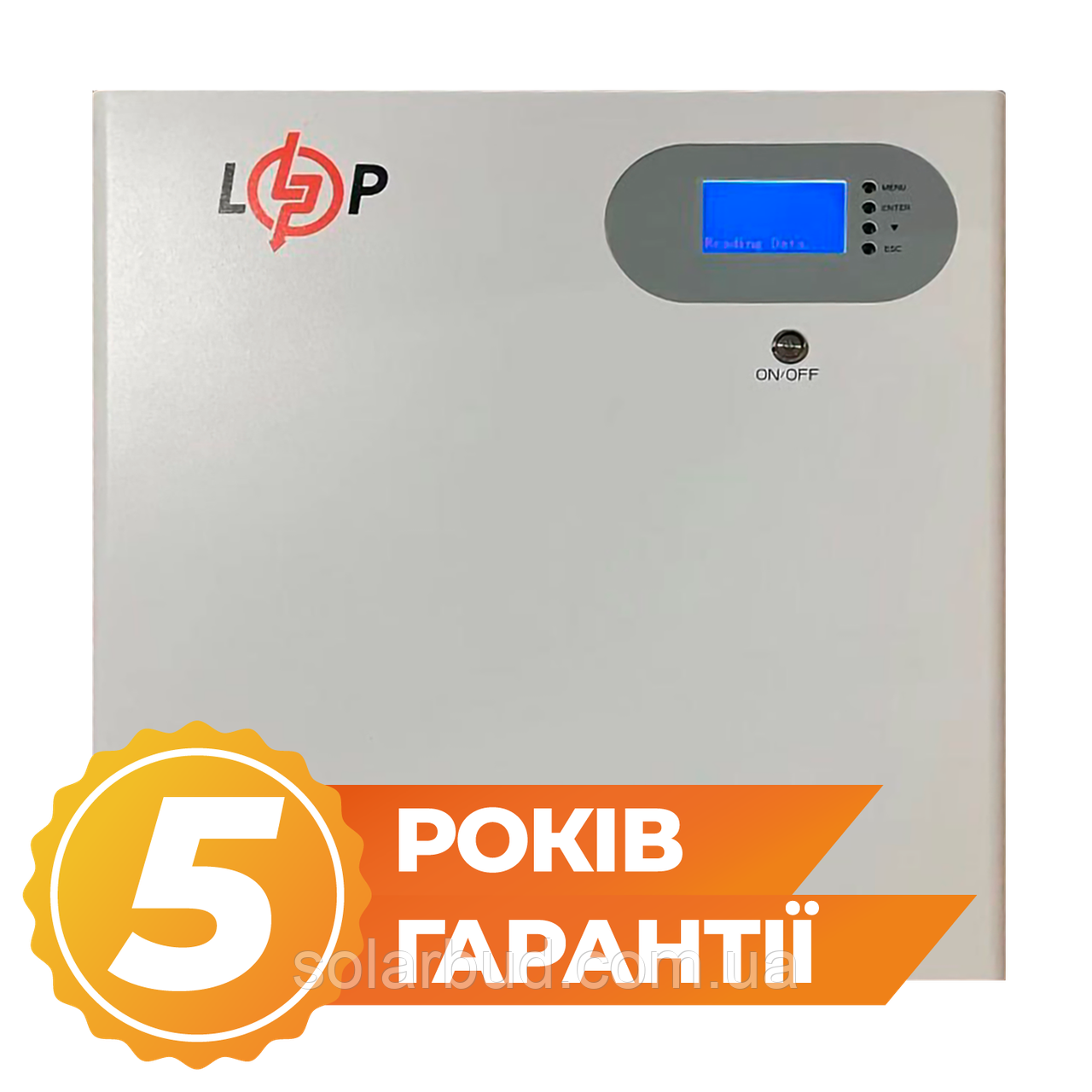 Акумулятор LP LiFePO4 51,2V - 100 Ah 5120Wh (Smart BMS 100A) з LCD WAB RS485/CAN, фото 1