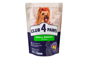 Корм сухий Club 4 Paws Преміум для собак малих порід, 900 г (Клуб 4 Лапи), фото 1