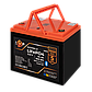 Акумулятор LP LiFePO4 12,8V - 64Ah (820Wh) (BMS 80A/64А) пластик Smart BT, фото 5