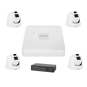 Комплект відеоспостереження на 4 камери GV-IP-K-W70/04 3MP