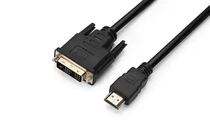 Кабель Prologix Premium HDMI - DVI V 1.3 (M/M), Single Link, 18+1, 3 м, Black, фото 1