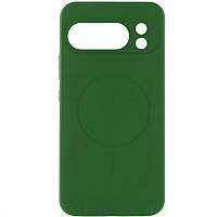 Чохол Silicone Cover Lakshmi Full Camera (AA) with MagFit для Google Pixel 9 Pro XL Зелений / Dark green