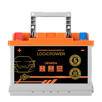 Автомобільний літієвий акумулятор LP LiFePO4 12V - 64 Ah (+ зліва) BMS 1050А