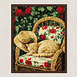 Картина за номерами Картина за номерами - Кіт у саду exp 30*40 см Ідейка KHO 6712, фото 3