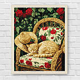 Картина за номерами Картина за номерами - Кіт у саду exp 30*40 см Ідейка KHO 6712, фото 7