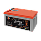 Акумулятор LP LiFePO4 25,6V - 160 Ah (4096Wh) (BMS 200A/100А) пластик LCD Smart BT, фото 3