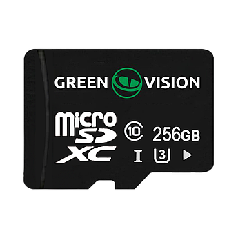 Карта пам'яті GreenVision microSDXC 256GB Class10 (без адаптера)