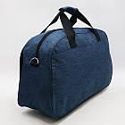 Сумка саквояж спортивна дорожня на змійці з довгим ремінцем 50*32 см у різних кольорах Cans, фото 3