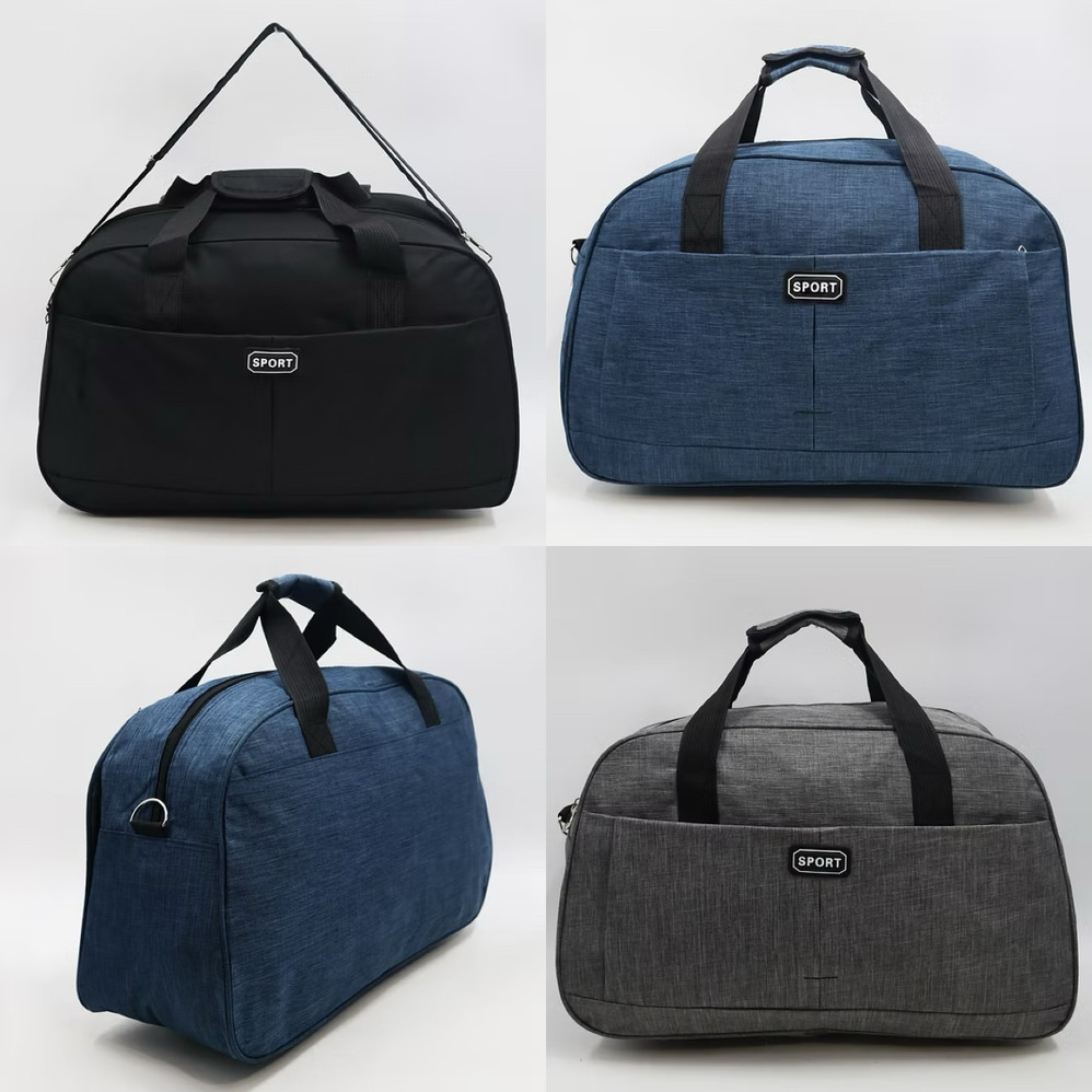 Сумка саквояж спортивна дорожня на змійці з довгим ремінцем 50*32 см у різних кольорах Cans, фото 1