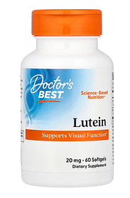 Лютеїн Doctor's Best 20 мг 60 капсул