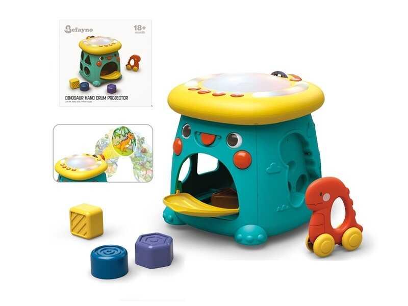 Музичний куб 01551 звук, підсвічування, мелодії, проєктор, сортер, пальчикові ігри