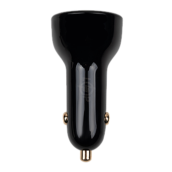 Зарядка в прикурювач LP 100W Type-C+USB (QC4/PD3.0/PPS) WCH01