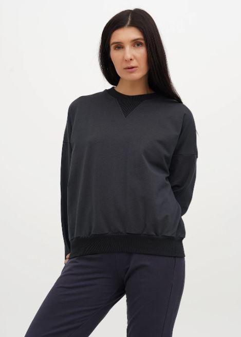 Світшот оверсайз Мальта 25/Ж607/1-13 темно-сірий S, фото 1