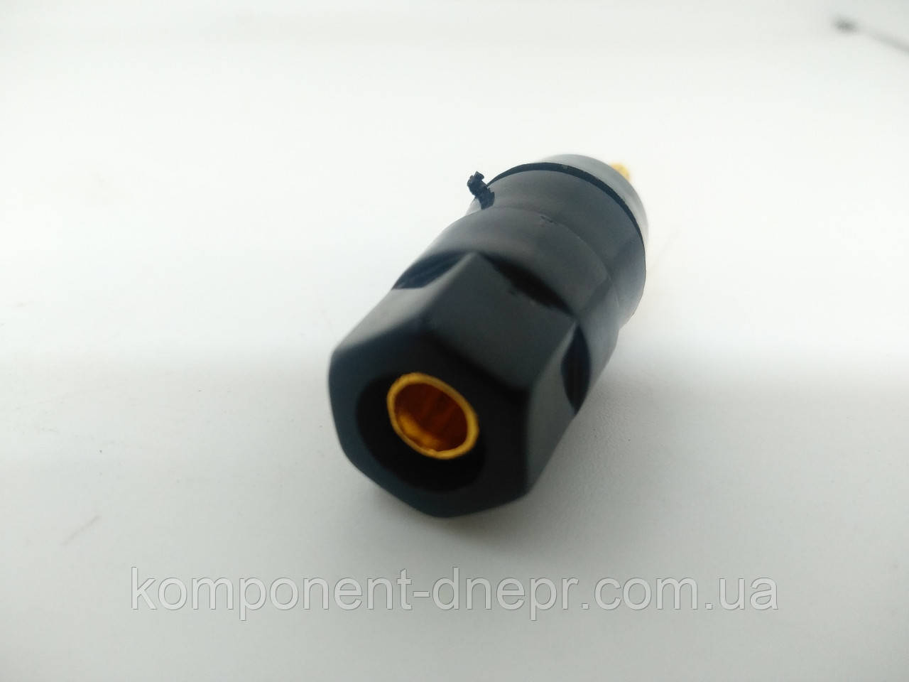 Гніздо акустичне Banan монтажне, gold, корпус пластик, чорне