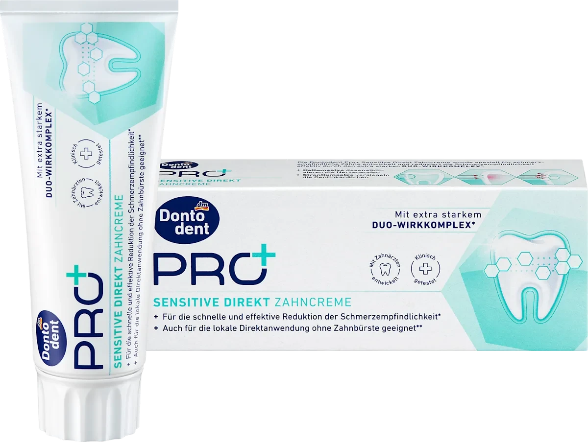 Зубна паста Dontodent PRO+ Sensitive Direct, 75 мл