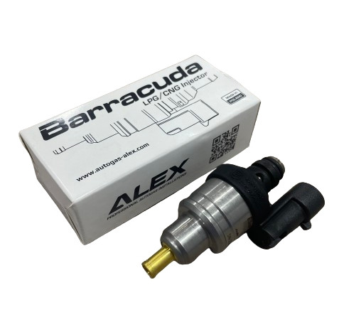 Форсунка газова Alex Barracuda 1,9 Ом, 120 NL/min, одиночна, високошвидкісна, ГБО 4