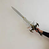 Іграшковий меч Артаса RESTEQ — Крижаний Скорбот / Frostmourne 1:1, 100 см, косплей World of Warcraft, меч Короля-ліча, фото 5
