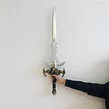 Іграшковий меч Артаса RESTEQ — Крижаний Скорбот / Frostmourne 1:1, 100 см, косплей World of Warcraft, меч Короля-ліча, фото 4