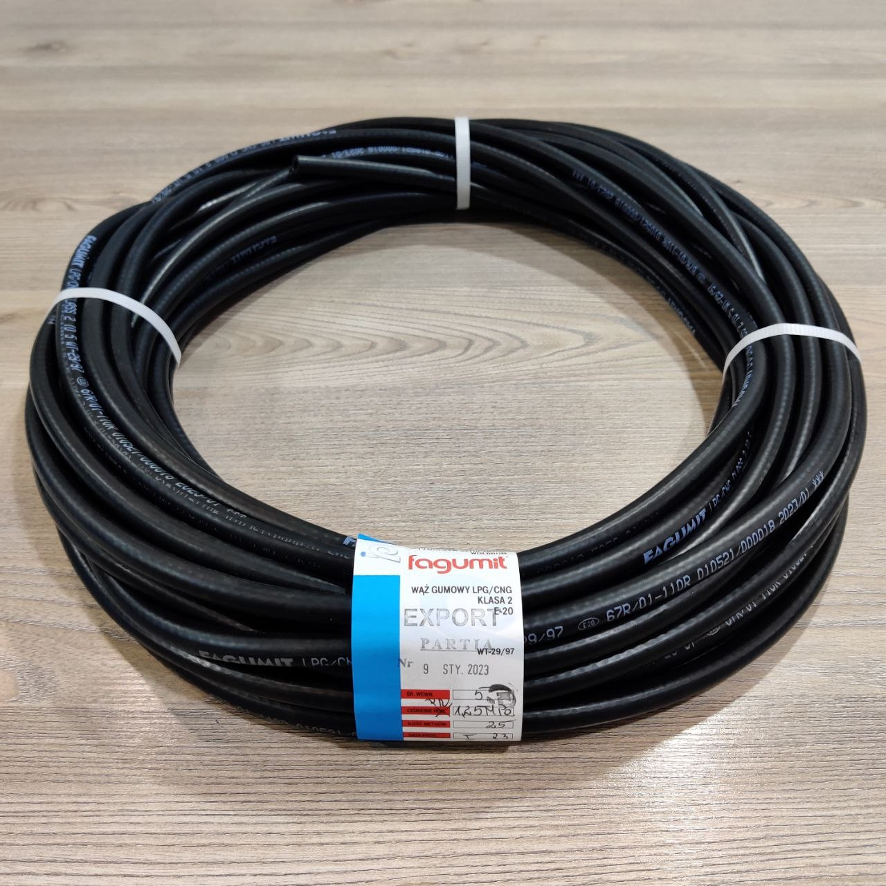 Шланг для ГБО газовий LPG/CNG d5мм, 25м, Fagumit