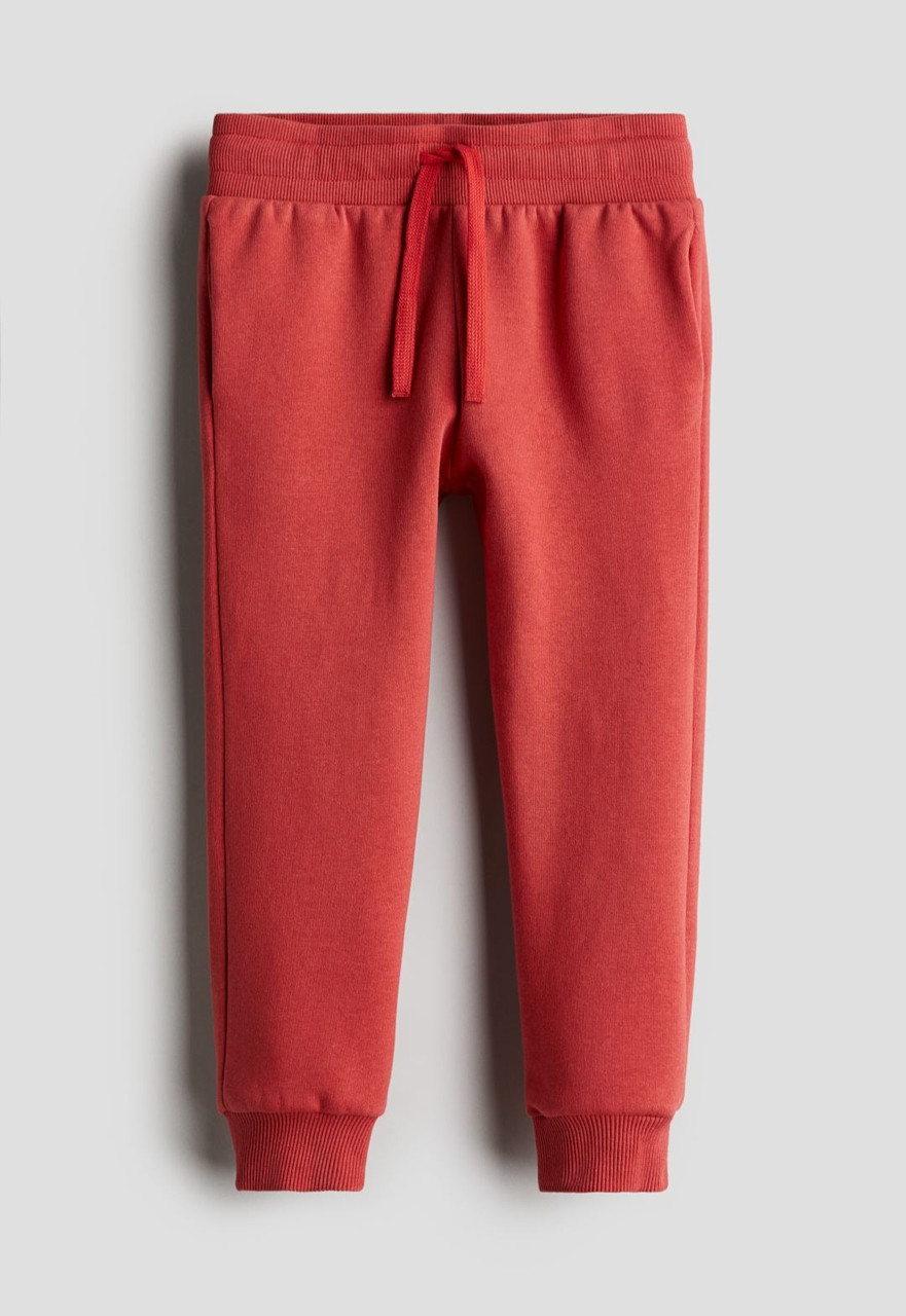 Джогери дитячі теракотового кольору з начосом H&M 92, 98, 104, 110, 116, 122, 128 см
