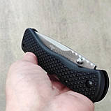 Ніж складний Cold Steel Gunsite Tanto напівсерейтор 23см, фото 6
