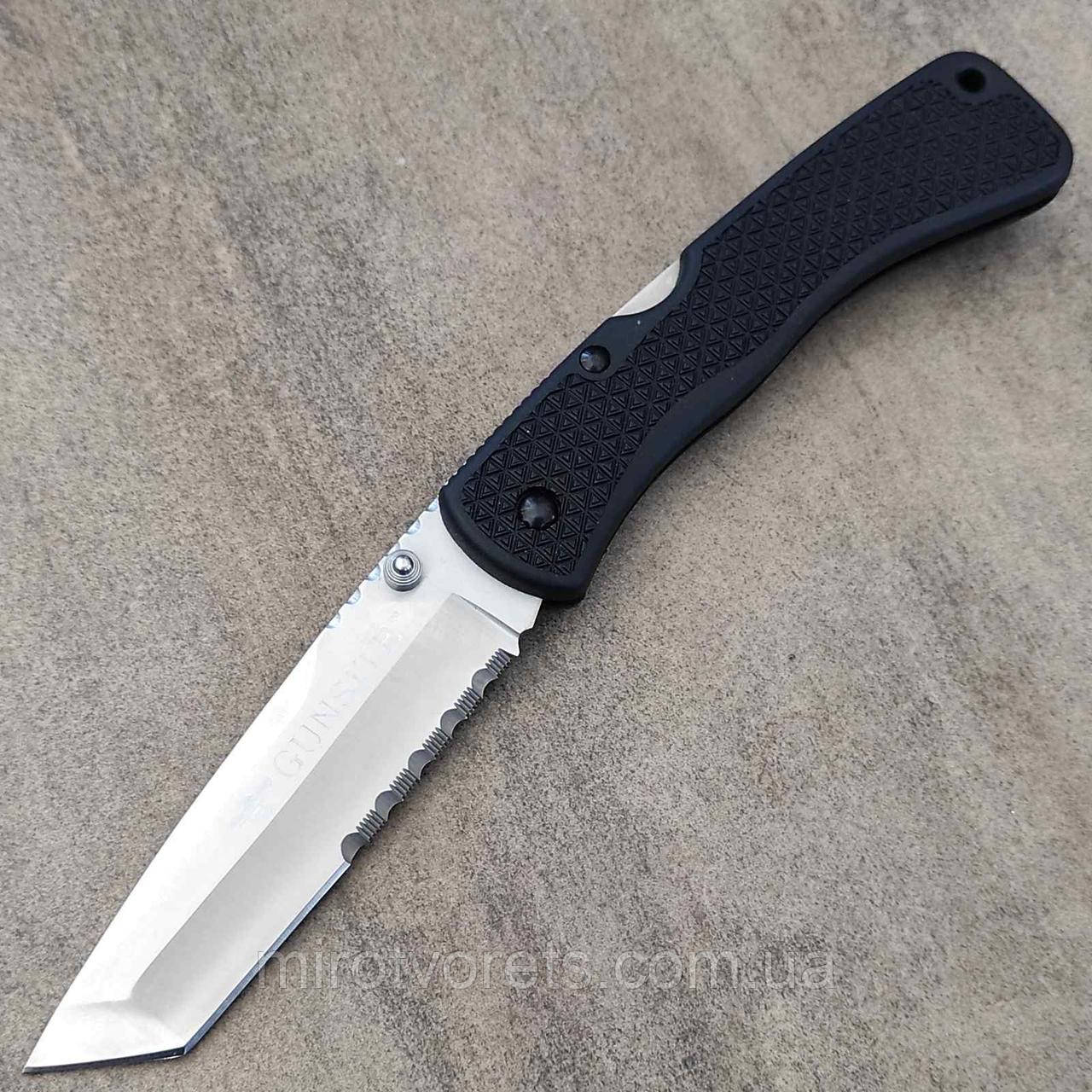 Ніж складний Cold Steel Gunsite Tanto напівсерейтор 23см