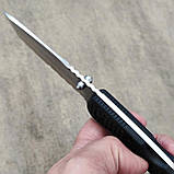 Ніж складний Cold Steel Gunsite Tanto напівсерейтор 23см, фото 4