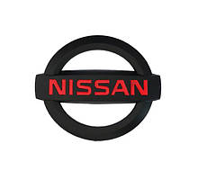 Емблема решітки / багажника Nissan (Чорна Матова) 128х108 мм (на скотчі) 934917S000