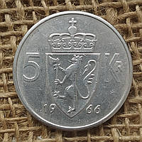 5 крон 1966 року. Норвегiя
