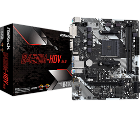 Материнська плата ASRock B450M-HDV R4.0 Socket AM4 (B450M-HDV R4.0)