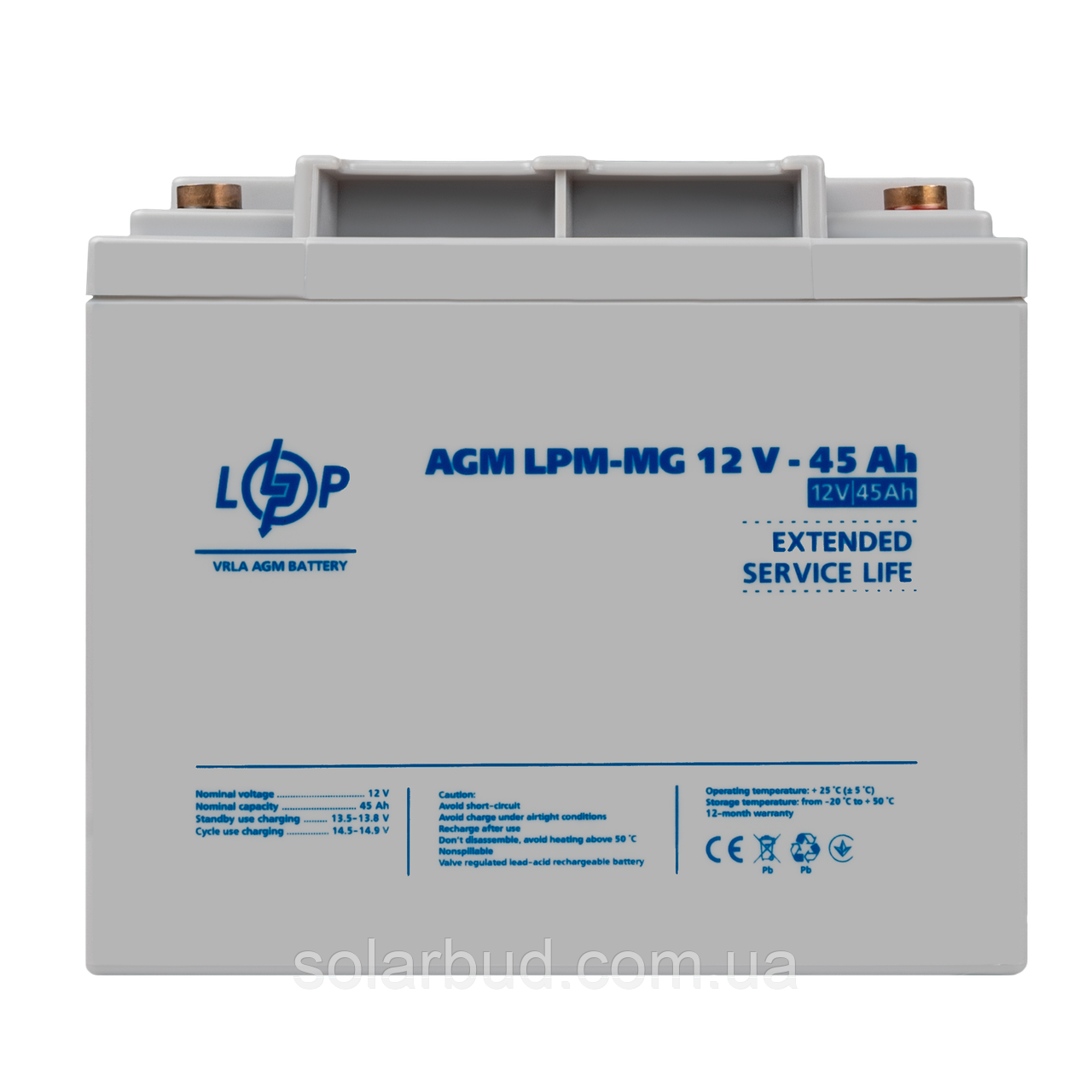 Акумулятор мультигелевий LPM-MG 12V - 45 Ah, фото 1