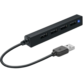 Концентратор SPEEDLINK SNAPPY SLIM Black (SL-140000-BK)