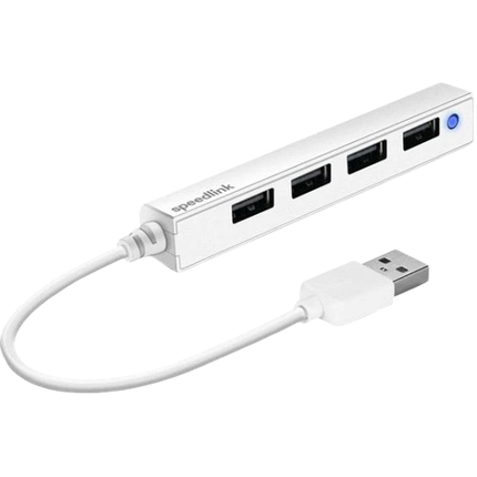 Концентратор SPEEDLINK SNAPPY SLIM White (SL-140000-WE), фото 1