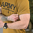 Літній чоловічий комплект футболка + шорти ARMY/ Військова футболка шорти Coolmax/ Тактична дихаюча футболка, фото 3