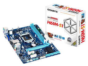 Материнська плата Gigabyte GA-H61M-S1 rev.3.0 LGA 1155 (GA-H61M-S1 REV.3.0) Б/В