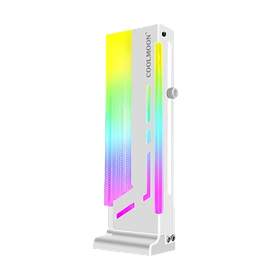 Підставка для відеокарти CoolMoon CM-GH2 Vertical 5V ARGB White (CM-GH2-5V-ARGBW)