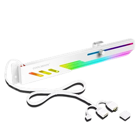 Підставка для відеокарти CoolMoon GT8 5V ARGB White (GT8-5V-ARGBW)