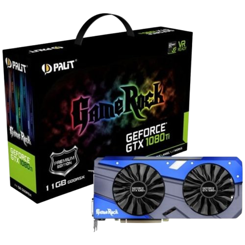Відеокарта GeForce GTX 1080 Ti 11GB Palit GameRock Premium (NEB108TH15LC-1020G) Б/В