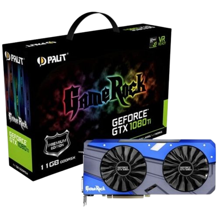 Відеокарта GeForce GTX 1080 Ti 11GB Palit GameRock Premium (NEB108TH15LC-1020G) Б/В, фото 1