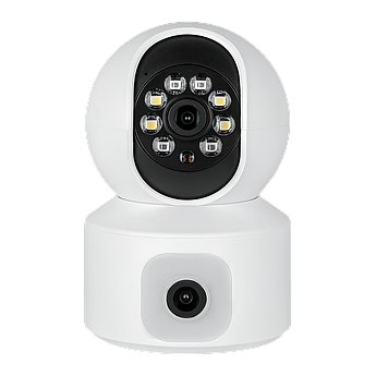 Бездротова поворотна камера два об'єктиви GV-186-GM-DIG40-10 PTZ 4MP (2MP + 2MP)