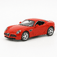 Машинка Alfa Romeo 8C Competizione Автопром 1:32 - красная металлическая модель с инерционным механизмом (68316-1), фото 4