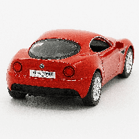 Машинка Alfa Romeo 8C Competizione Автопром 1:32 - красная металлическая модель с инерционным механизмом (68316-1), фото 6