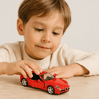 Машинка Alfa Romeo 8C Competizione Автопром 1:32 - красная металлическая модель с инерционным механизмом (68316-1), фото 7