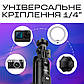 Монопод штатив Hoco K25 150 см з блютуз пультом селфі палиця bluetooth кнопка стійка палиця для селфі відео, фото 8