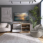 Великий комод із дверима та 3-ма шухлядами Еверест Сіті-1500 150,2х38х74,6 Дуб сонома/Білий (DTM-071102), фото 5